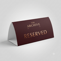 Nameplate Text Cards